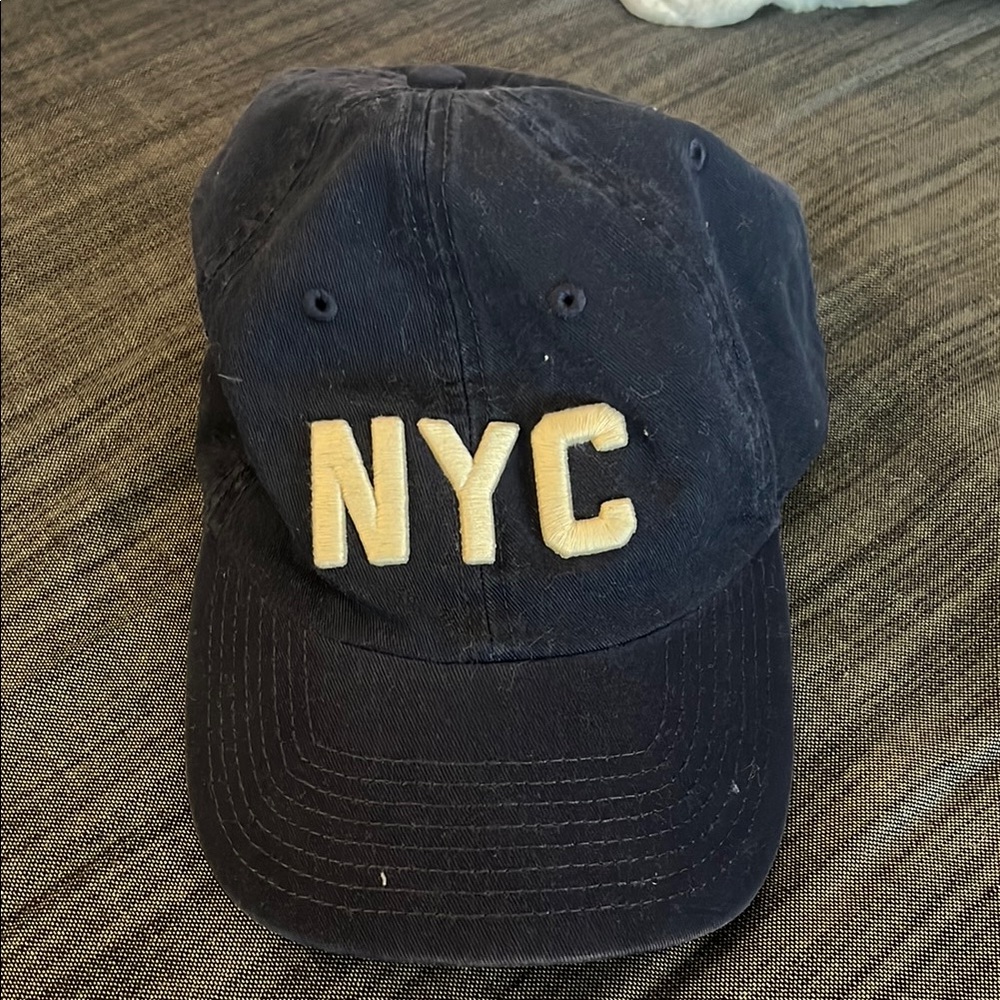 NYC Embroidered Navy Cap